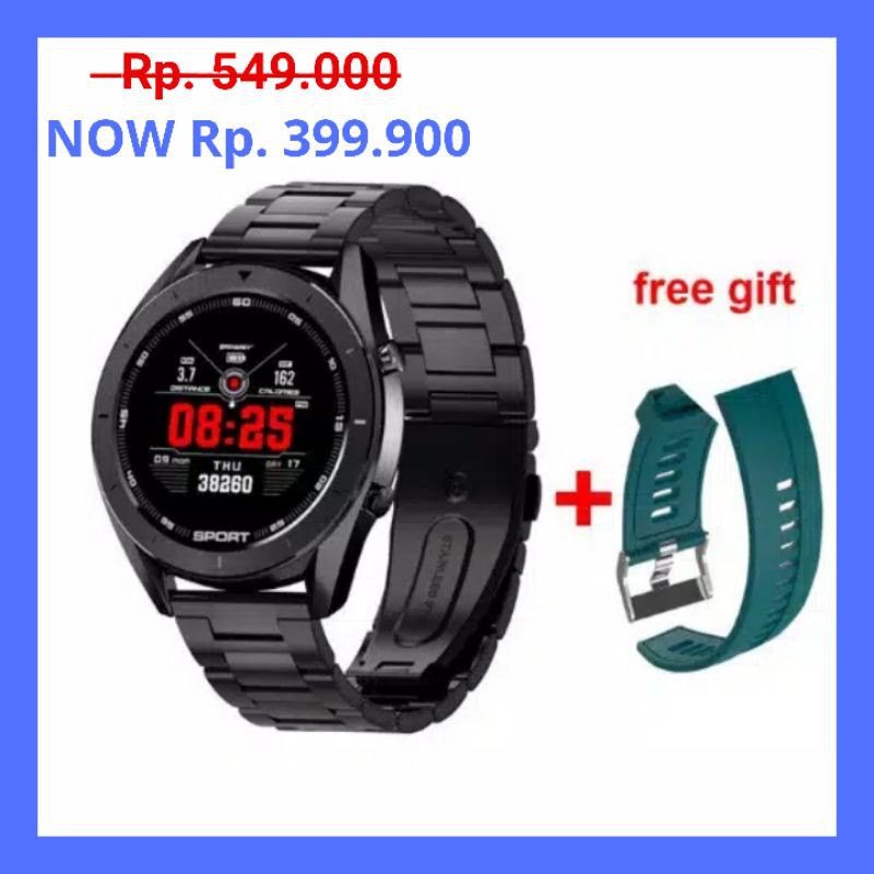 Smartwatch DT99 Rantai Hitam GRATIS STRAP Silikon Original alt DT78 DTX