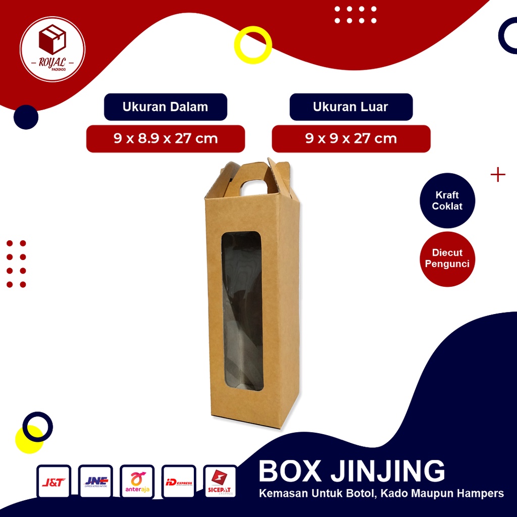 

Box ( 9 x 9 x 29 cm ) jinjing kale 1 liter isi 1 B FLUTE - kardus/polos/packing/packingbotol/JinjingBox/HandleBox