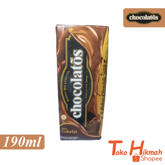 

Susu Chocolatos Chocolate Drink Rasa Cokelat Italia 190ml / Susu Chocolatos Chocolate Drink Coklat Italia 190ml