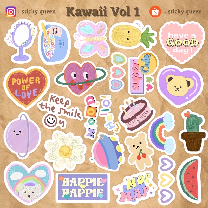 

STICKER KAWAII VOL 1
