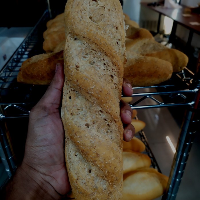 

bf011bb Baguette Wholemeal Atau Baguette Gandum - Utuh Whole Ds201Fs