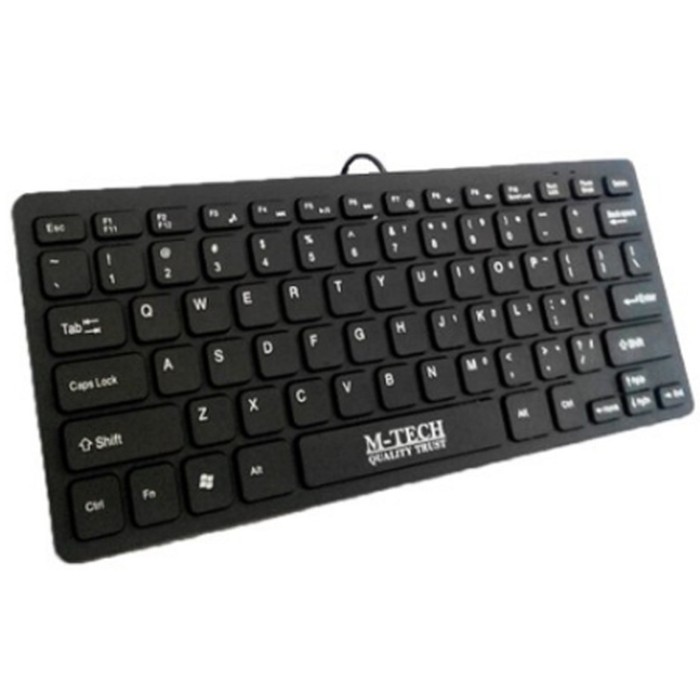 Keyboard USB Mini Wired M-TECH MT-08 Slim Multimedia Mtech