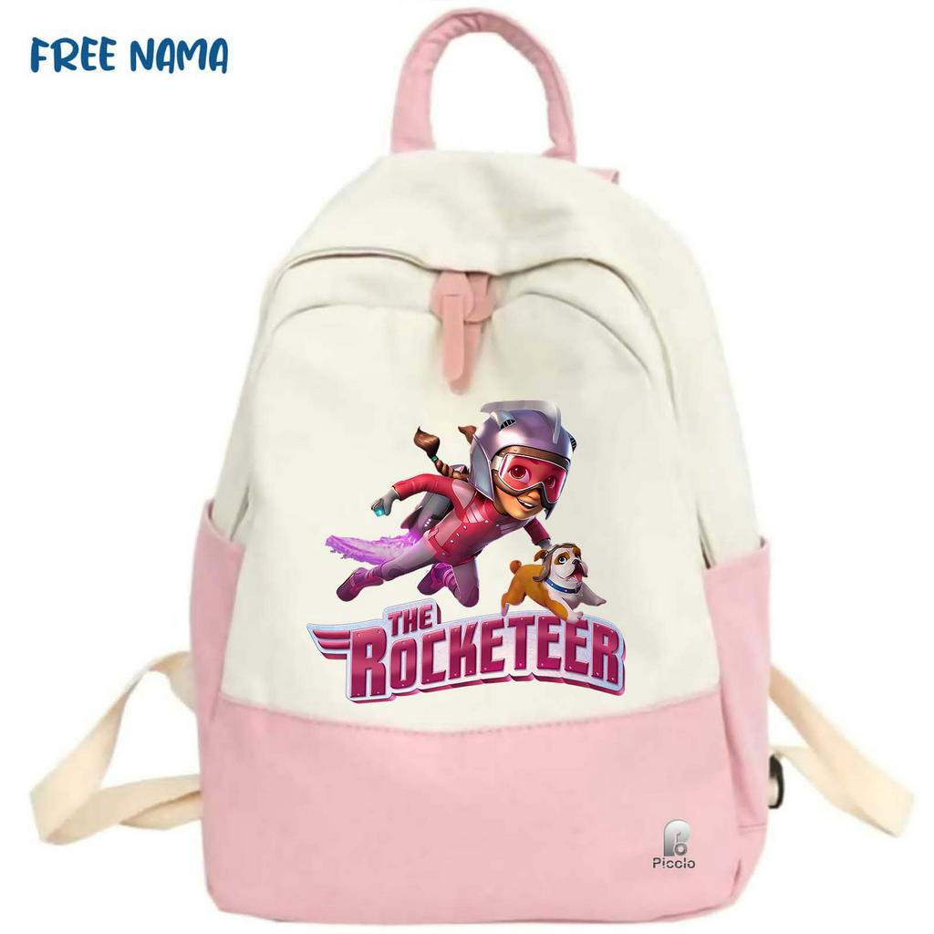 TAS RANSEL BACKPACK ANAK SEKOLAH MOTIF THE ROCKETEER (FREE NAMA)