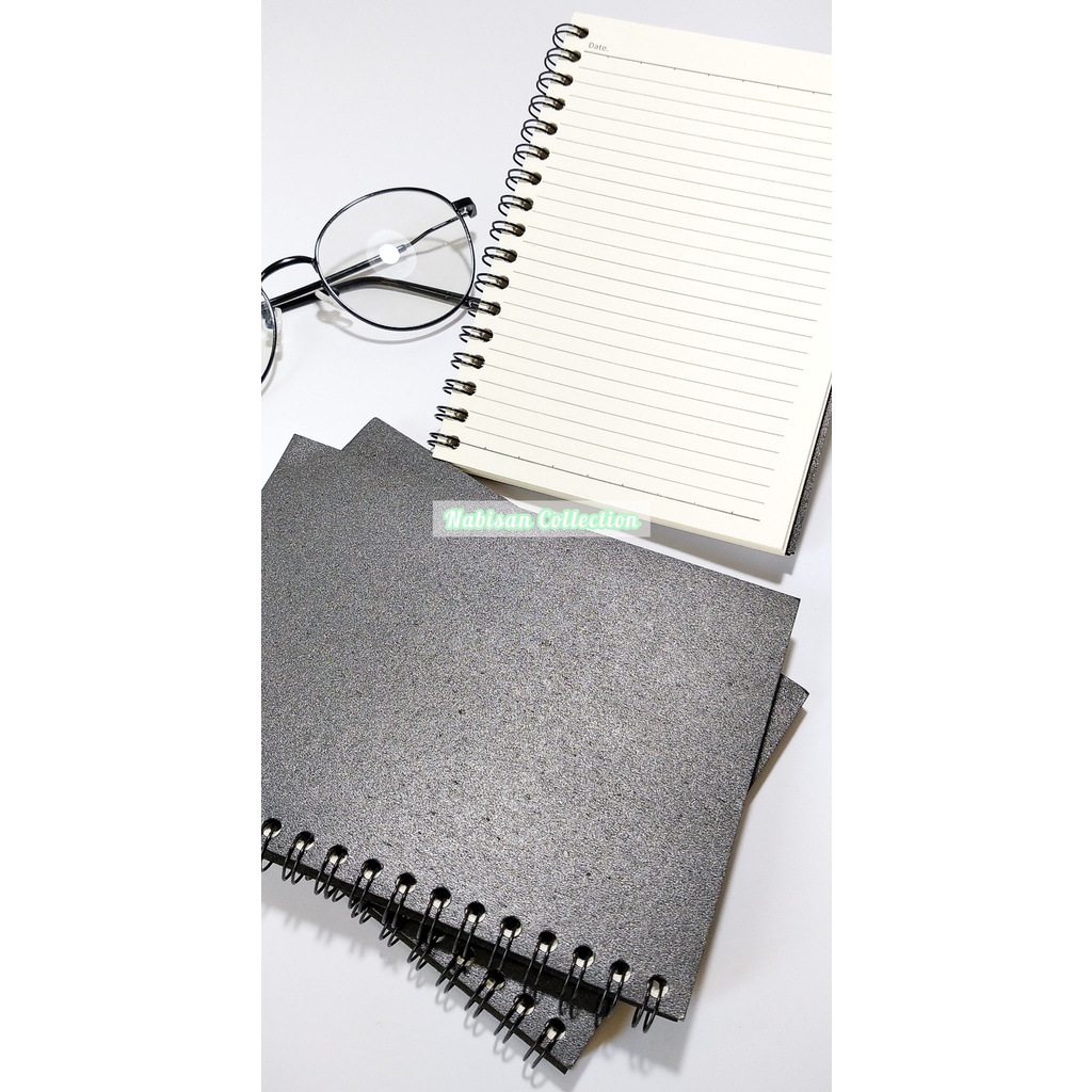 

Notebook | Buku Tulis Spiral Mini Hitam | Notebook Spiral | Buku Catatan