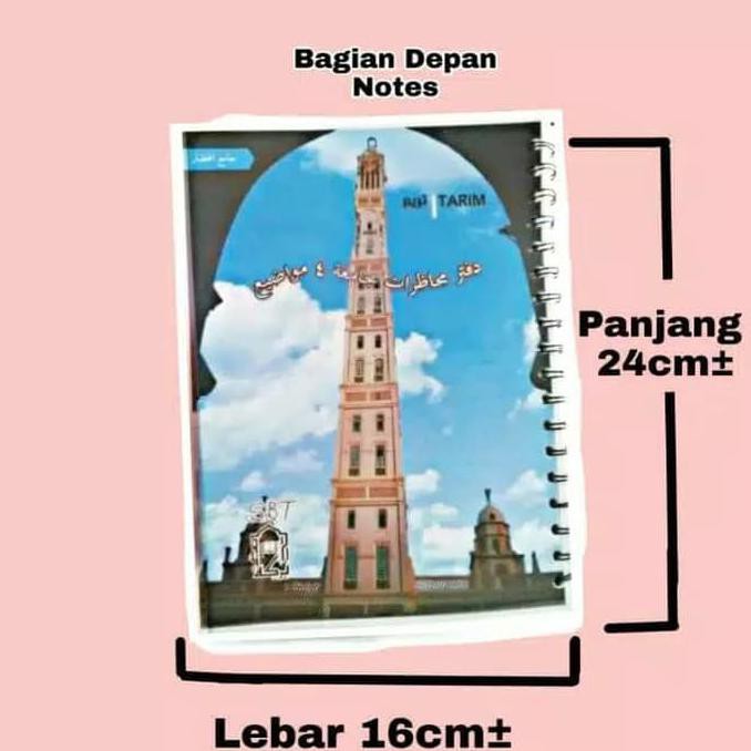Notes Tarim / Notes Santri Tarim / Buku Tulis Storezea90