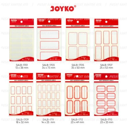 

Label Sticker Joyko Self Adhesive | 1701 1703 1705 1707 1709 1711 1713 1715 1717 1719 | Memo Tempel Polos Berwarna Index Pembatas Buku Sticky Note Kertas Warna Warni Berbagai Ukuran | Murah Berkualitas Grosir dan Eceran