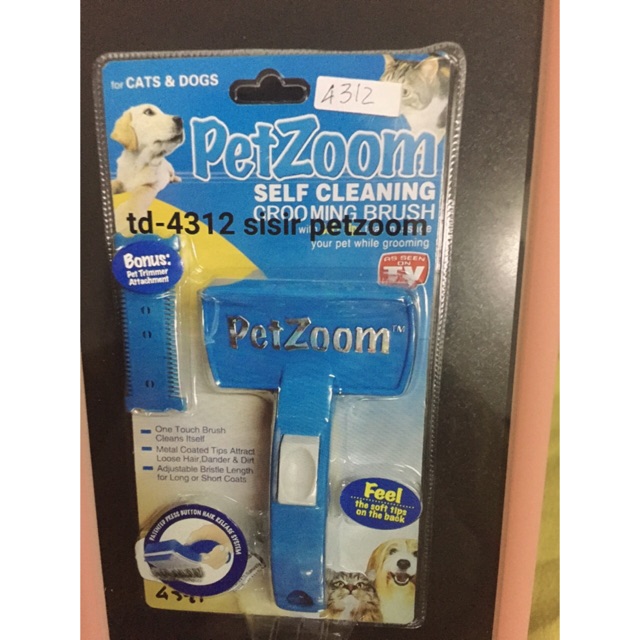 Pet zoom (alat sisir anjing)