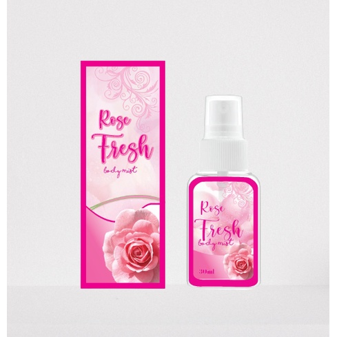 Kanzo - Parfum Body Mist Rose Fresh 30ml Premium / Parfum Rose Fresh 30ml Best Seller / Parfum Wanita Wangi Tahan Lama