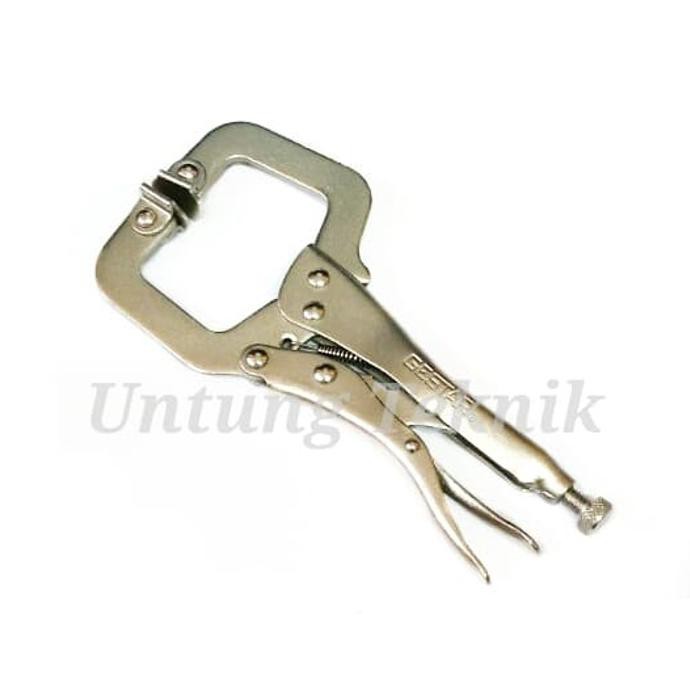 GESTAR - CROSSMAN 6 INCH C CLAMP LOCKING PLIER - TANG BUAYA DISKON