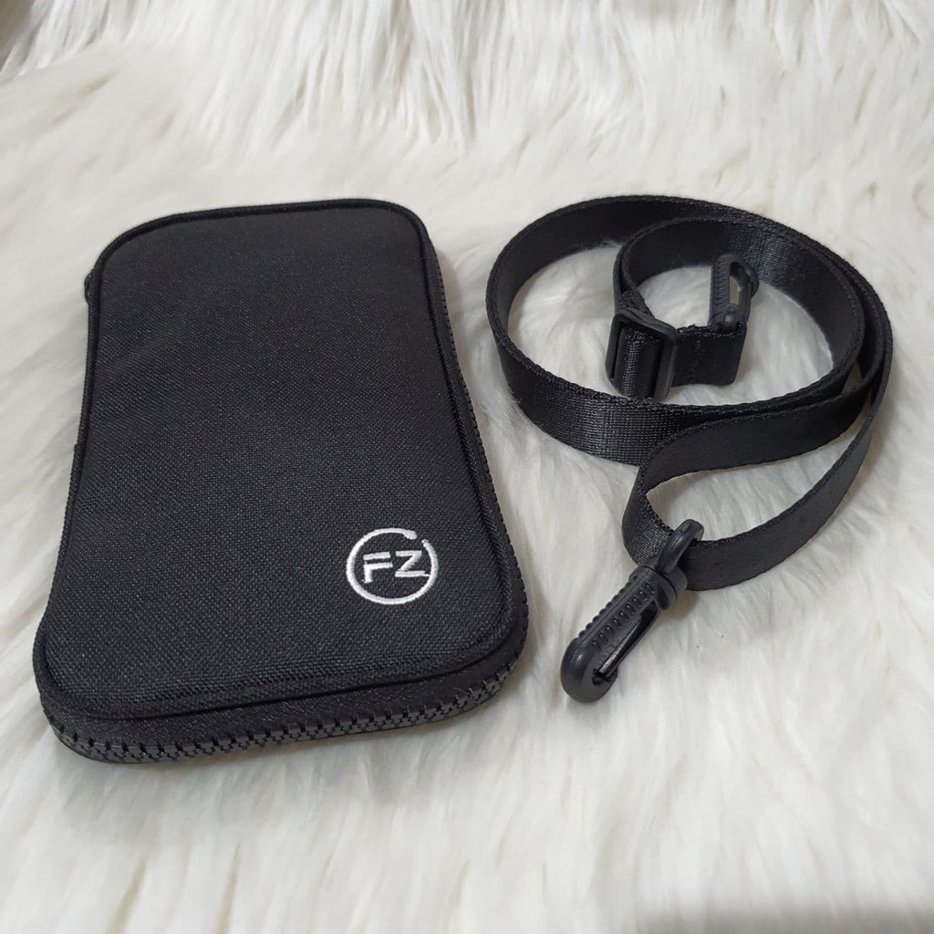 Dompet FZ Hanging Wallet HP Kartu Koin Dan Uang Gantung Leher Selempang Pria Wanita Serbaguna