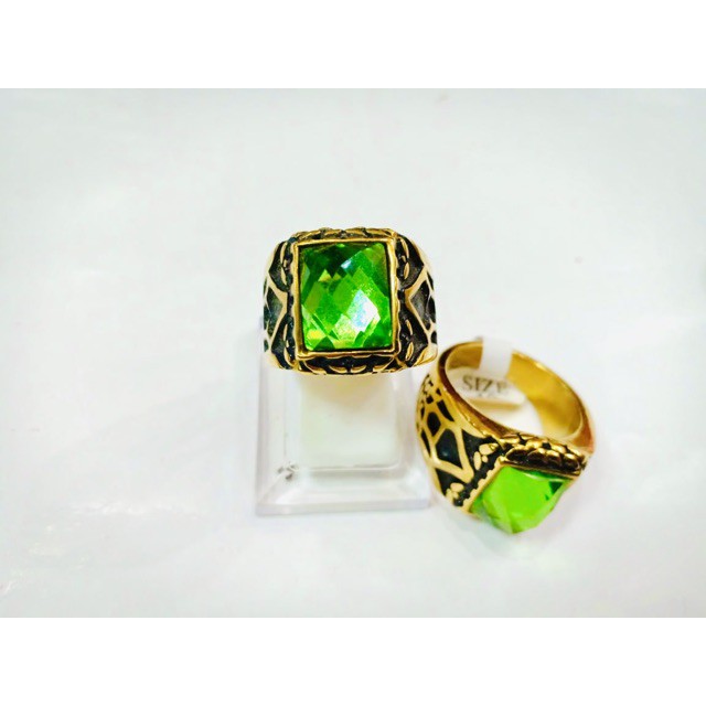 Cincin titanium / cincin cowok/ cincin permata