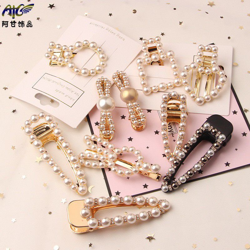 [COD] Jepit Rambut Mutiara Ala Korea Hairpin Clip Mutiara Korea Elegan Cantik