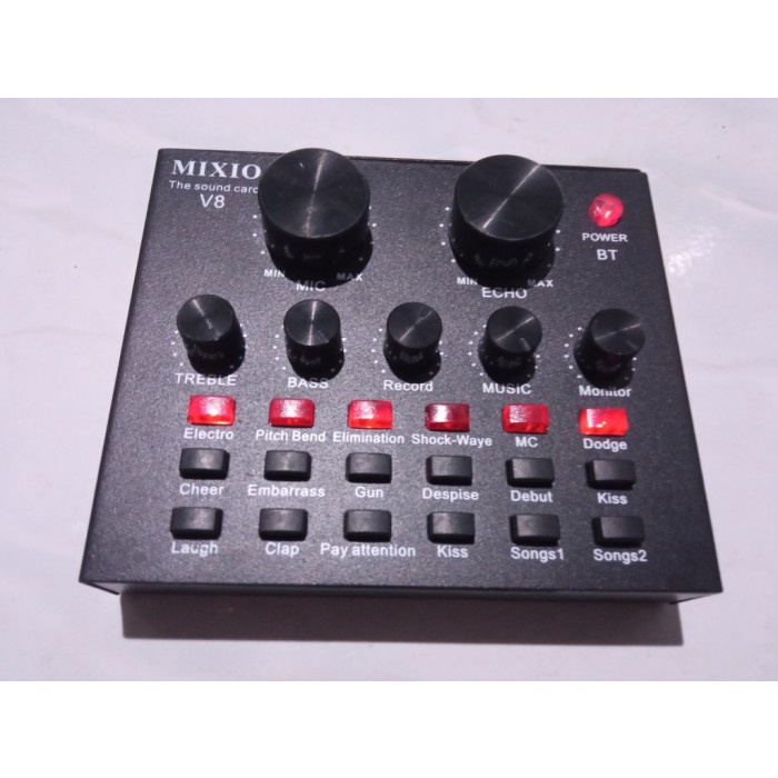 MIXIO Sound card V8 Mixer SoundCard V8 MIXER Audio USB External