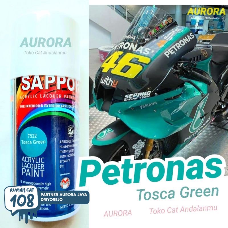 

Rumah Cat - SAPPORO TOSCA GREEN 7522 pilok pilox pylox cat semprot motor mobil sepeda Rumah Cat Motor dan Mobil