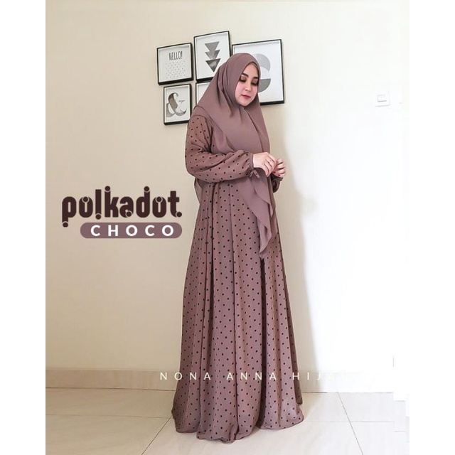 Gamis polkadot by nona anna