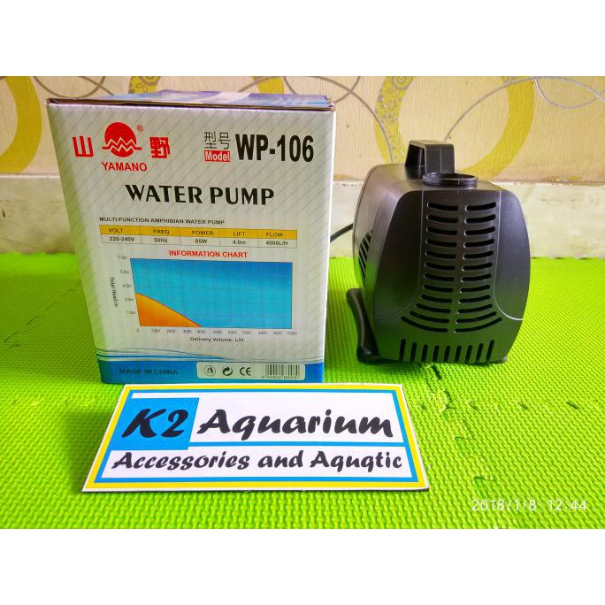 Pompa Air Yamano Wp 106 / Pompa Celup Kolam Yamano Wp 106