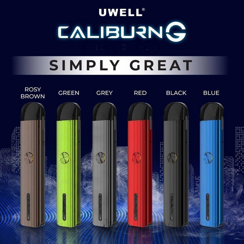 UWELL CALIBURN G KIT 18W 690MaH AUTHENTIC 100%