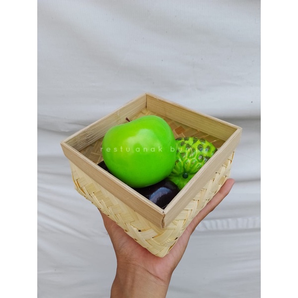 Promo kemasan hantaran Besek Hantaran 15cm/hantaran/nikahan/seserahan/hampers/bingkisan/wedding/hadi