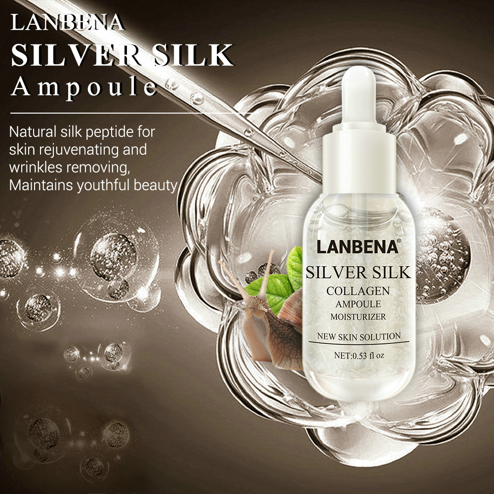 LANBENA  Pores and Repairing 15 Ml Silver Silk Collagen Ampoule Moisturizer