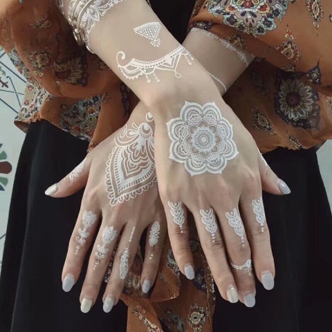 White Henna Instan Pengantin Premium Temporer