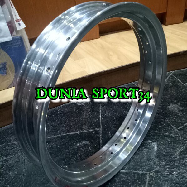 TOPPP velg rossi xd silver polish 250x17 hole 36
