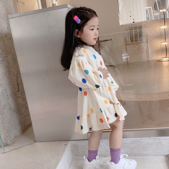 babyfit SWEET BALOON baju dress anak perempuan lengan panjang sc-m531r