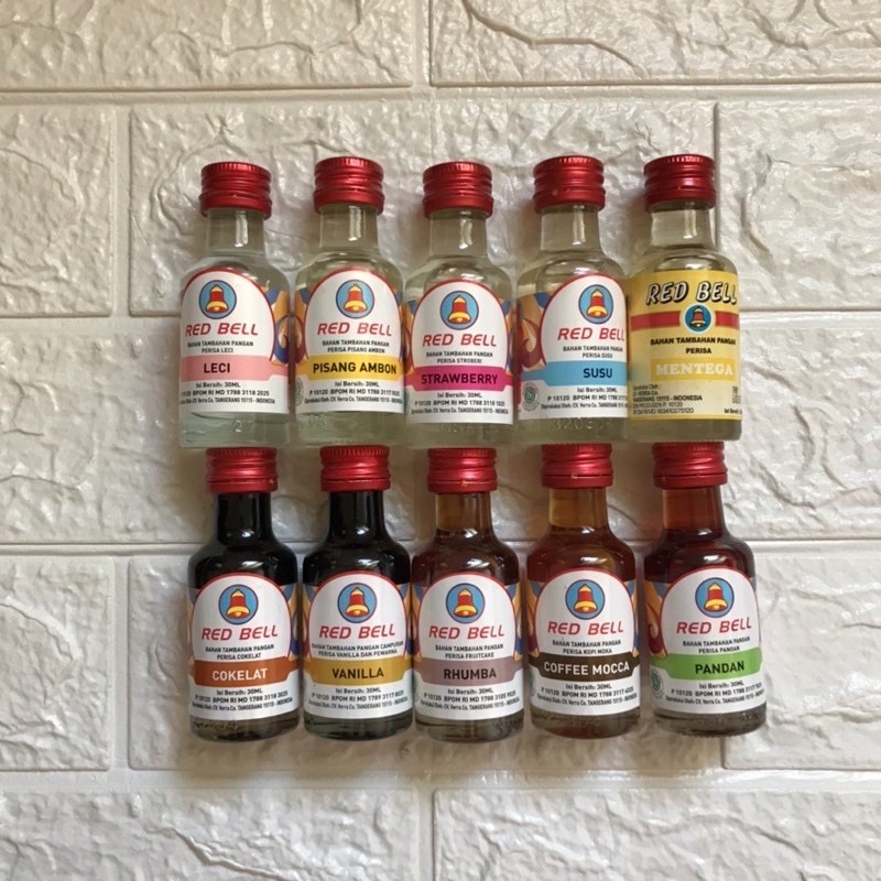 

RED BELL ESSENCE 30ML/ REDBELL FOOD FLAVOUR/ PERISA MAKANAN/ PASTA