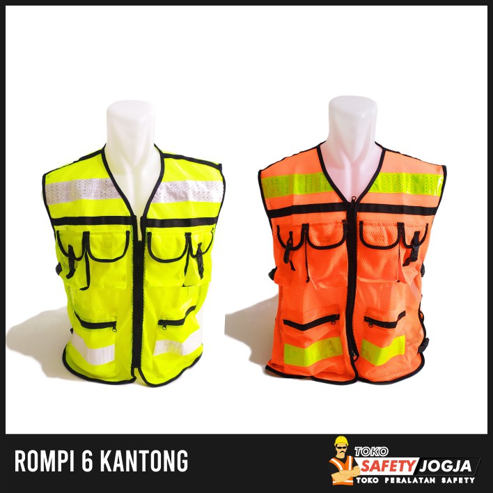 ROMPI SAFETY PROYEK 6 KANTONG SAKU KANTUNG JARING