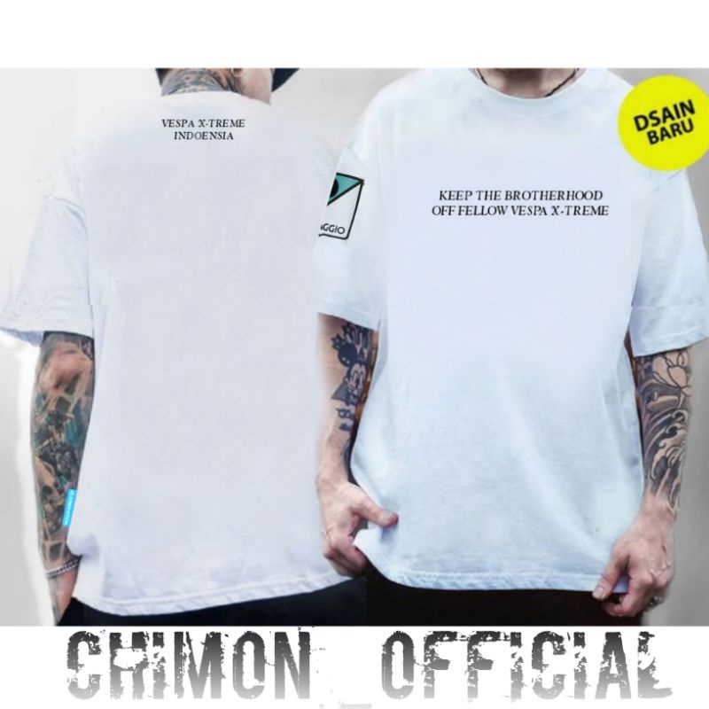 Kaos Vespa Jagalah Persaudaraan Sesama Vespa Extreme Original Merchandise