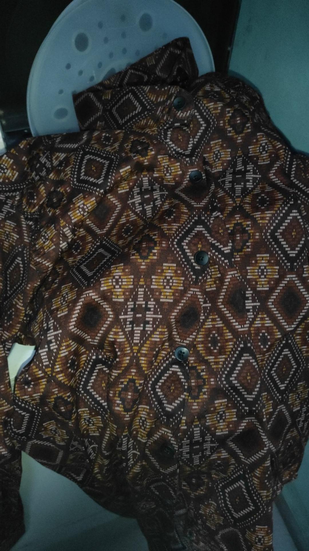 Dgm Fashion   Kemeja Batik Songket Lengan Panjang Casual Batik Pria Lengan Panjang Batik Songket