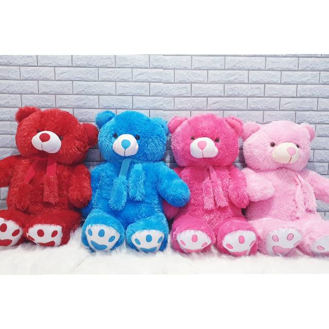 Boneka teddy bear syal telapak 1 meter PREMIUM