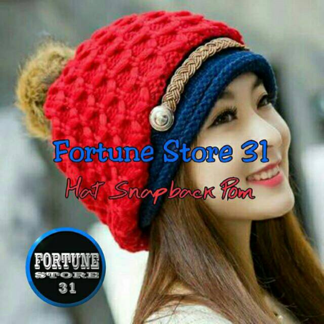 Topi Kupluk Wanita/Kupluk Dewasa