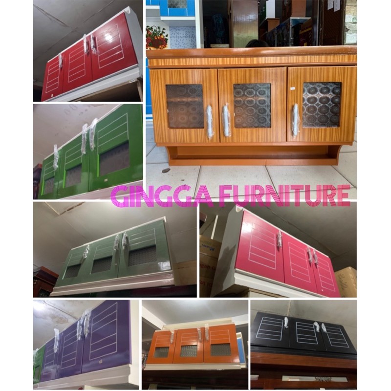 KITCHEN SET 3 PINTU MURAH LEMARI DAPUR LEMARI GANTUNG RAK DAPUR