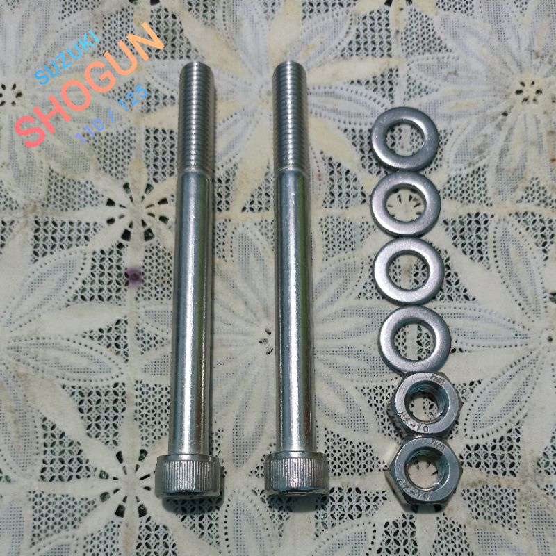 Baut Mounting Gantungan Mesin Suzuki Shogun 110 R 125R 125SP Full Stainless