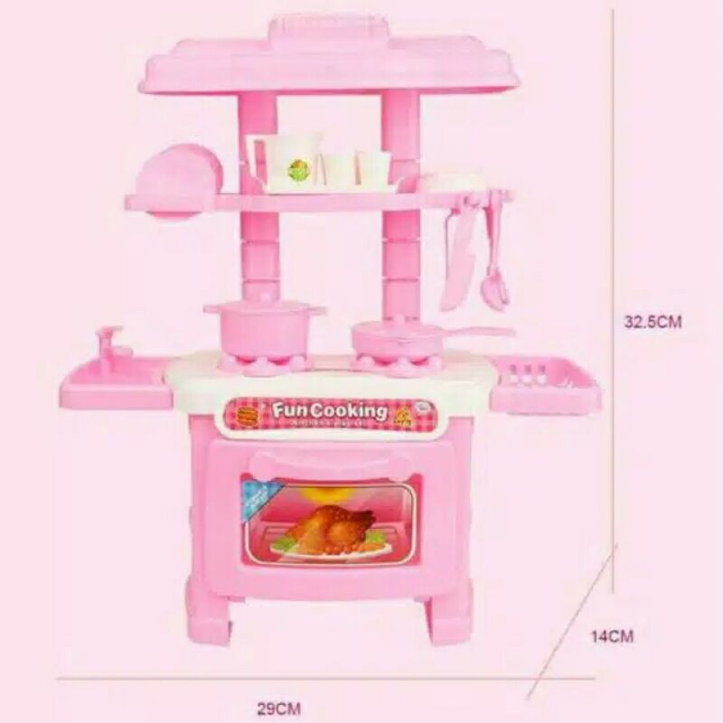 MAINAN KITCHEN SET KUDA PONI / MAINAN MASAK MASAKAN ANAK KUDA PONI