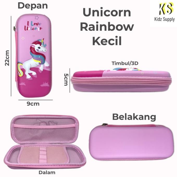 

[COD] Kotak Tempat pensil BT21 anak perempuan hardcase 3D Frozen Unicorn FREE ONGKIR Kode 498