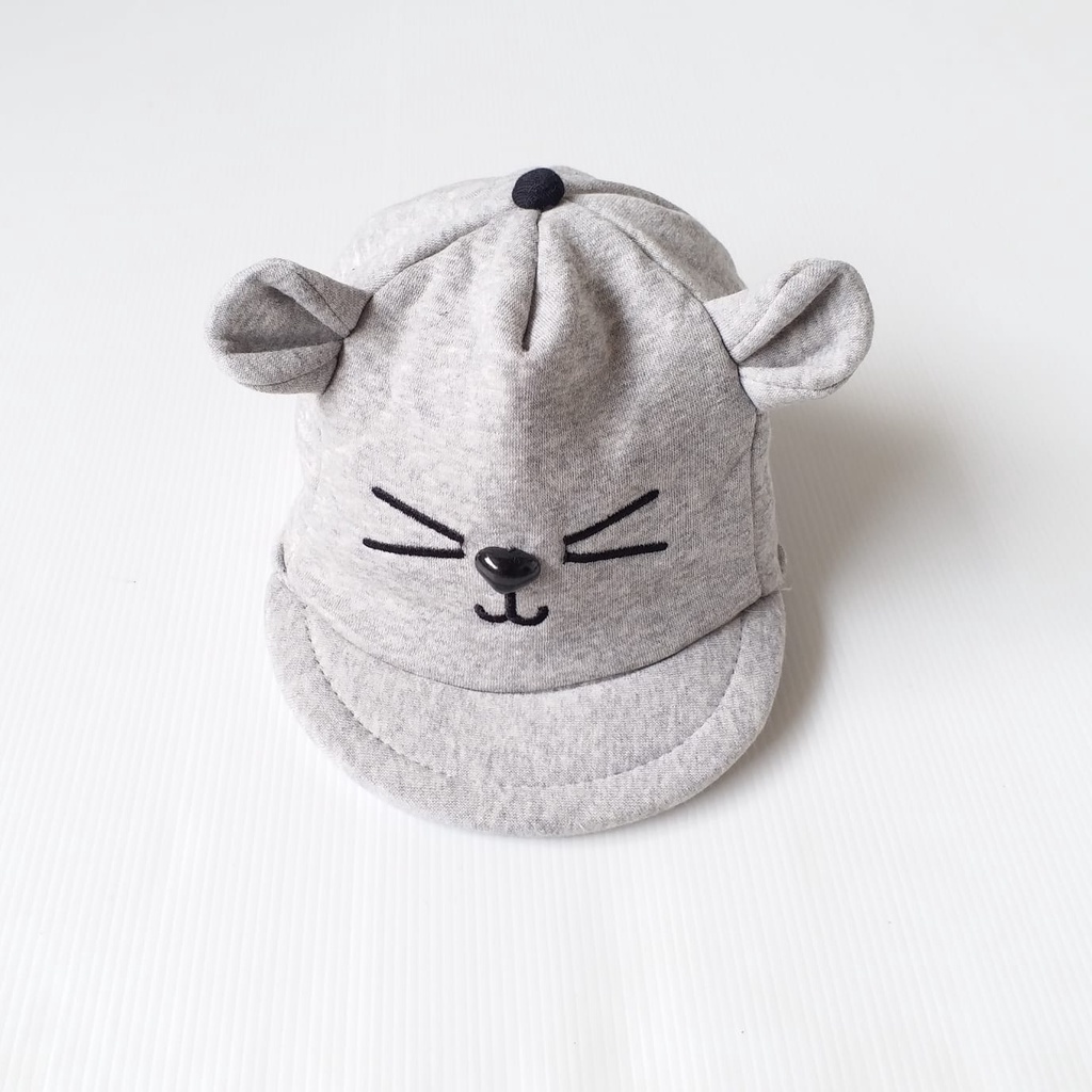 stoberi baby - TOPI MEOW CATS Topi Anak Lucu Model Apollo Usia 0 Sampai 1 Tahun Kualitas Terbaik