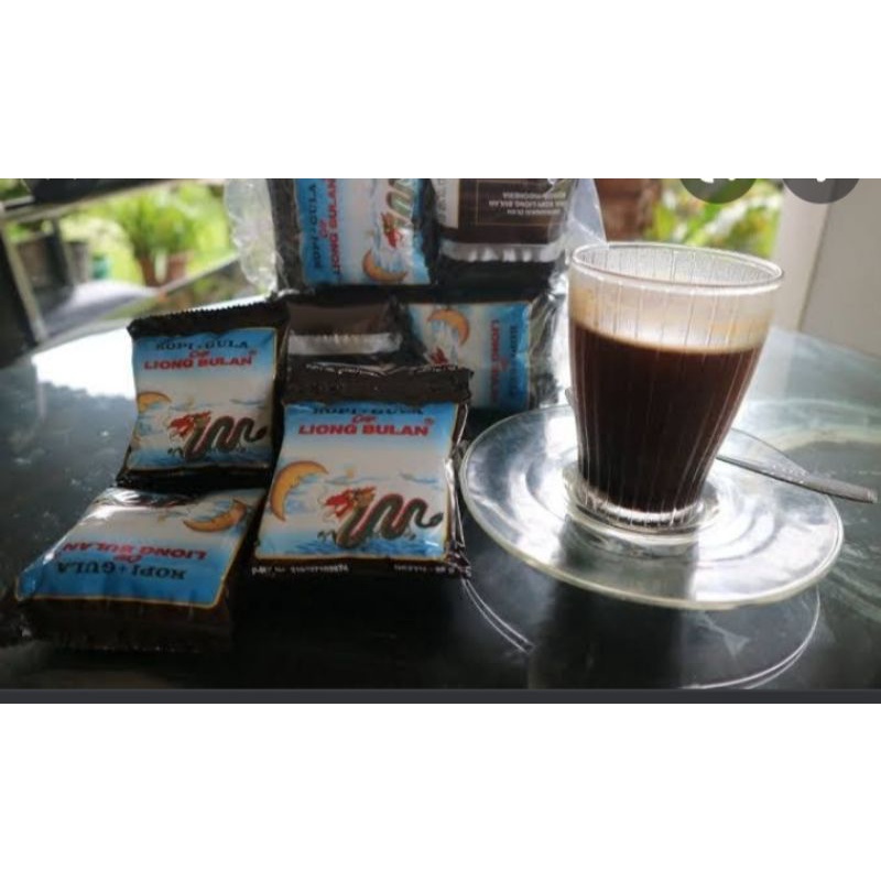 

kopi+gula cap Liong bulan isi 20 sachet