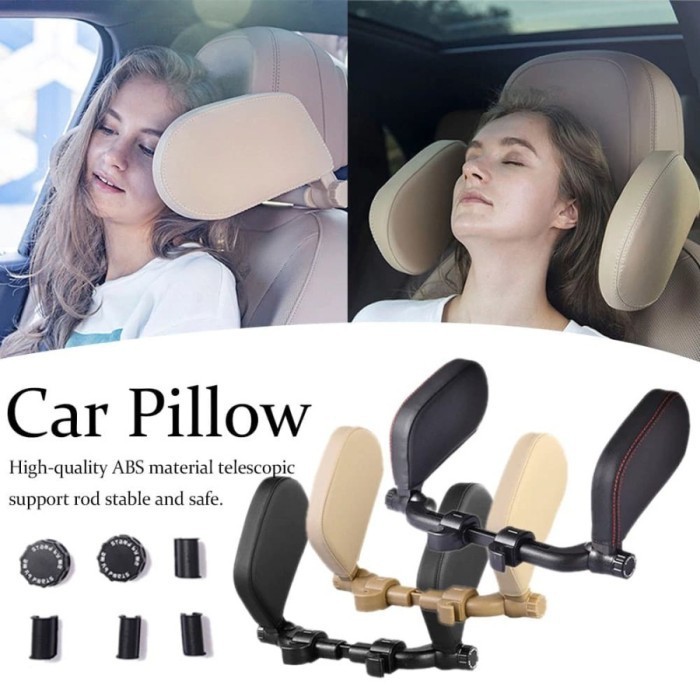 Headrest Neck Bantal Penyangga Kepala Leher Jok Mobil Travel Pillow