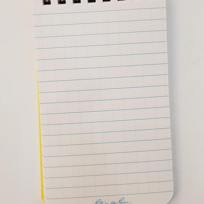 

NO 135 BUKU LAPANGAN ANTI AIR ALL WEATHER NOTEBOOK RITE IN THE RAIN