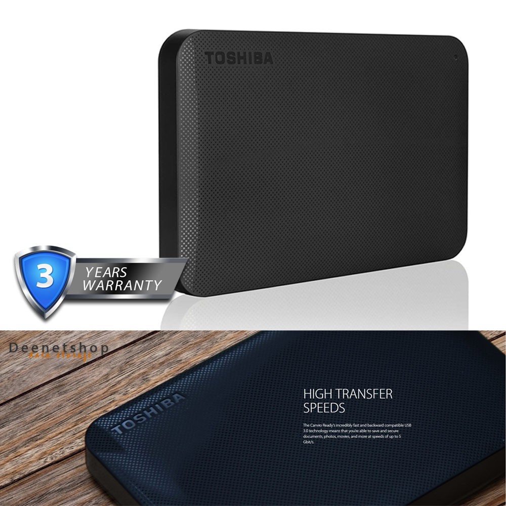 Toshiba Canvio Ready 1TB / 2TB - Hardisk Eksternal 2.5 USB 3.0