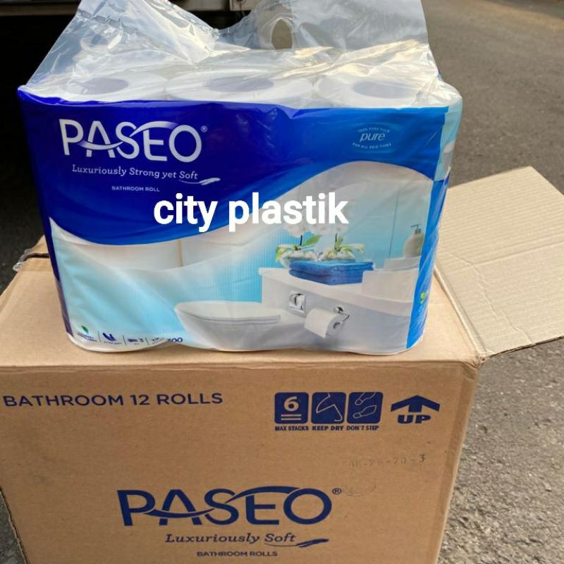 TISSUE PASEO ROLL TOILET 12 ROLL