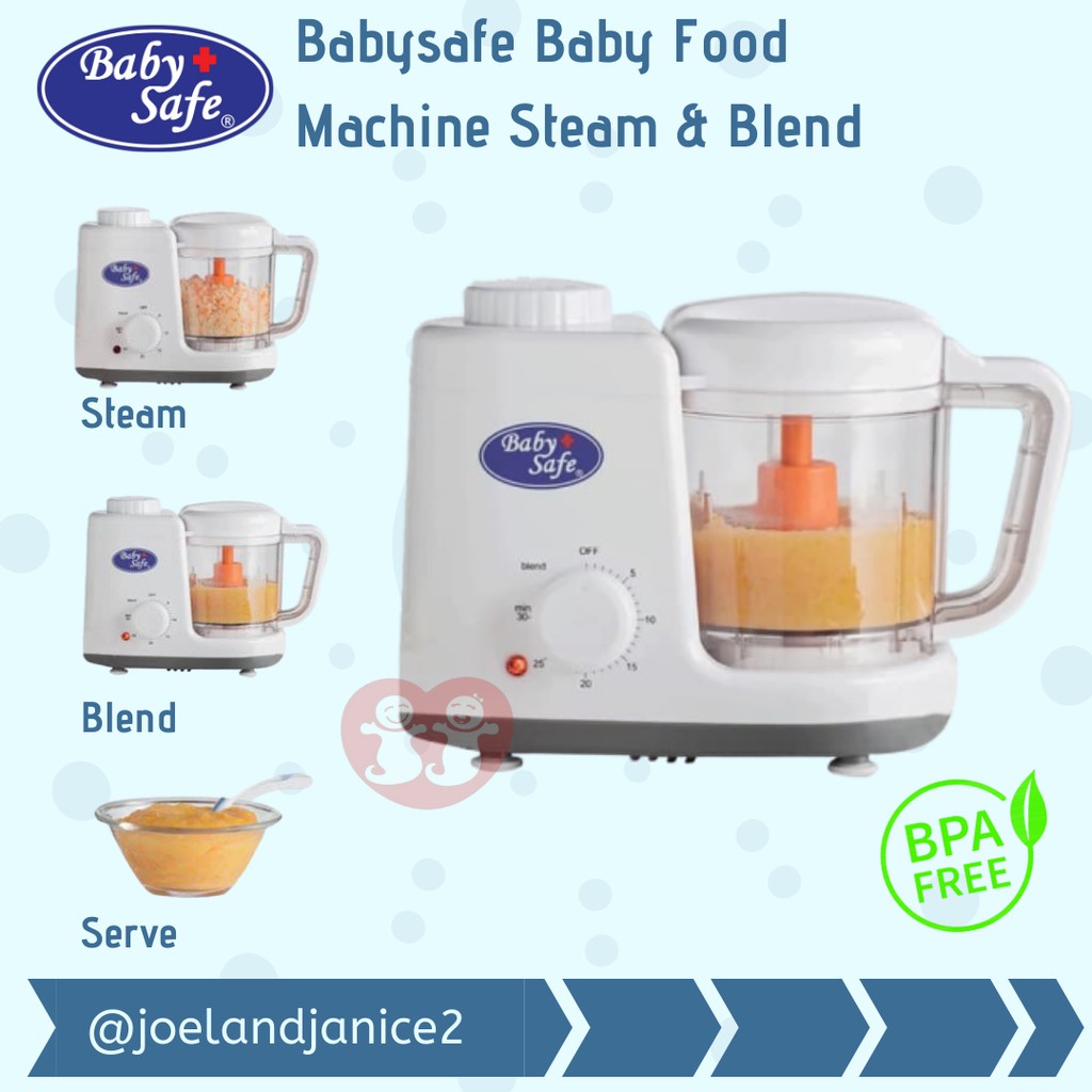 Babysafe Baby Food Machine Steam &amp; Blend