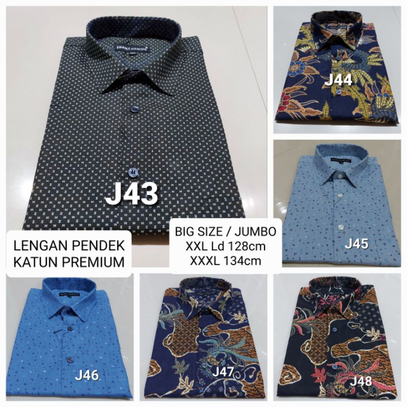 Kemeja xxl xxxl / batik xxl - xxxl - kemeja big size -  kemeja pria jumbo - kemeja 2xl 3xl