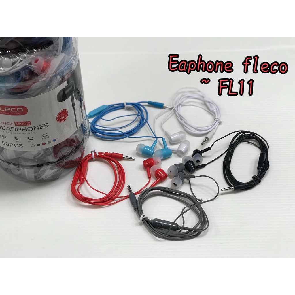 1TOPLES EARPHONE HEADSET FLECO FL00 / FL11 TOPLES ISI 50PCS EXTRA BASS STEREO [MPG]