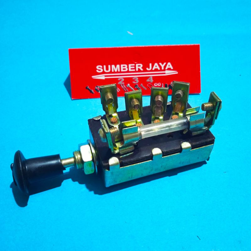 Saklar Lampu Depan Switch  Tarik 3x JK 108-A TERMURAH