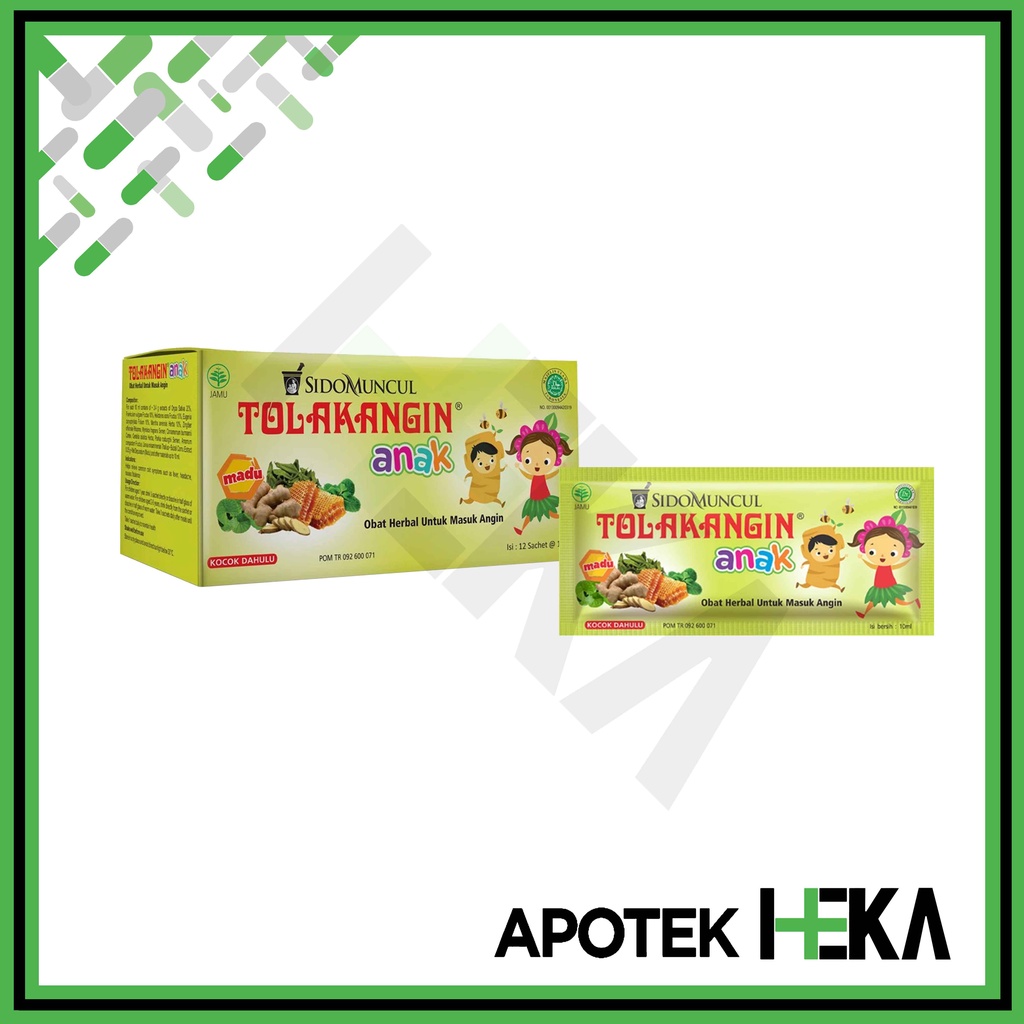 Tolak Angin Cair Anak 10 ml Box isi 12 Sachet - Masuk Angin Anak (SEMARANG)