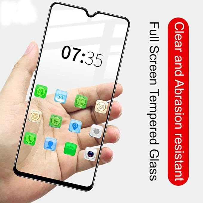 Tempered Glass Full Cover Oppo A15 Anti Gores Full Layar Oppo A15S