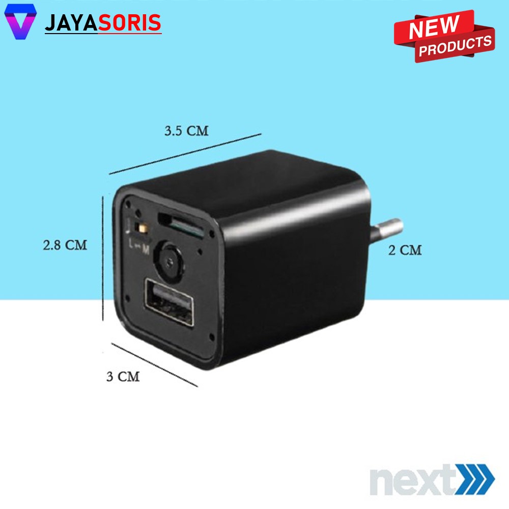 CAMERA MINI TERSEMBUNYI SPY HD KAMERA CCTV KECIL PENGINTAI MODEL CHARGER TANPA KABEL SPYCAM MINI CAMERA HD HIDDEN CAM MATA MATA PENGINTIP CCTV MURAH FULL HD JS43