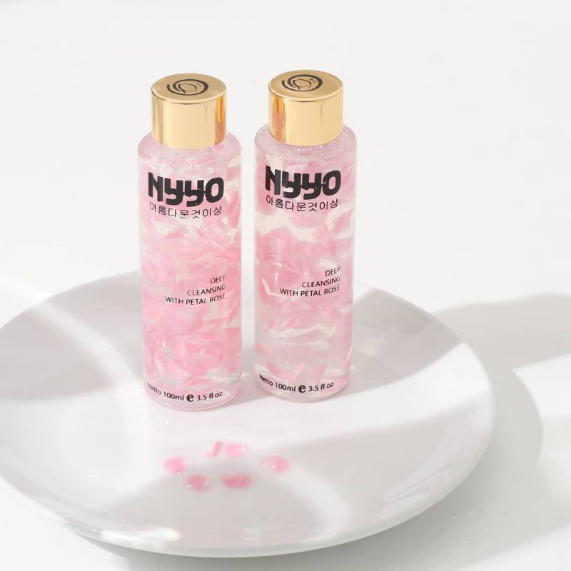 NYYO COSMETICS Deep Cleansing with Petal Rose Facial Wash Petal Rose Sabun Cuci Muka
